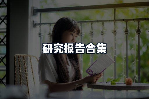研究报告合集